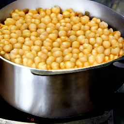 a curry chickpea and potato stew.