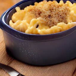 a macaroni and cheese casserole.