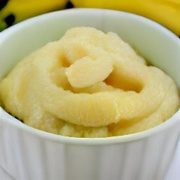 mashed bananas.