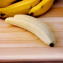 peeled bananas.