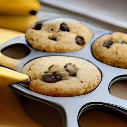 the muffins cooked through and slightly browned on top.