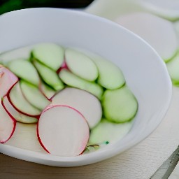a creamy cucumber salad.