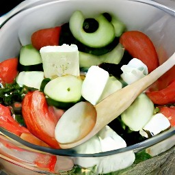 a greek salad.
