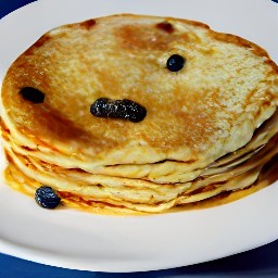 the food is transferred from the cooking surface to a plate.