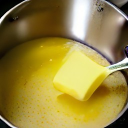 melted butter.