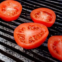 a cooked tomato.