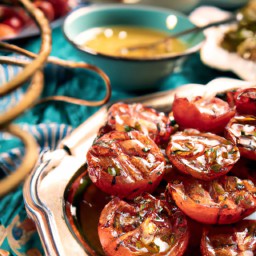 

Barbecued tomatoes are a vegan, gluten-free, eggs-free, nuts-free and soy- free side dish of Italian origin that is sure to please!