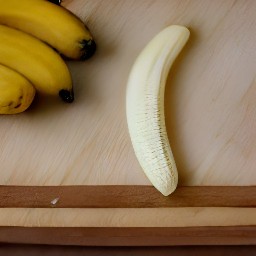 peeled bananas.