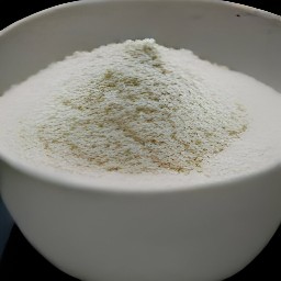 a dry mixture of all-purpose flour, baking powder, granulated sugar and salt.