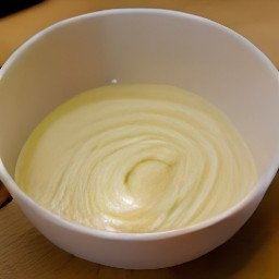 a thickened batter.