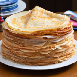 

Crepes are a delicious and healthy French snack, made with all purpose flour, eggs, whole milk and no nuts.