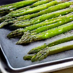 roasted asparagus.