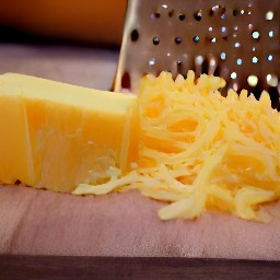 shredded cheddar cheese.