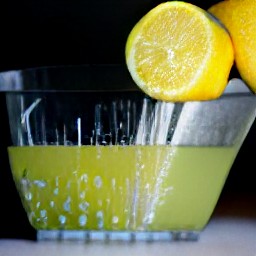 lemon juice.