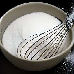 a bowl containing a flour mixture.