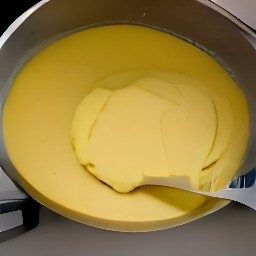 a bowl of melted butter.