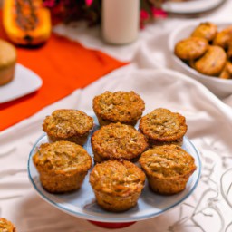 

Oatmeal muffins are a delicious and nutritious nuts-free snack made from rolled oats, all purpose flour, butter, eggs, buttermilk and granulated sugar.