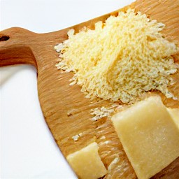 grated cheese.