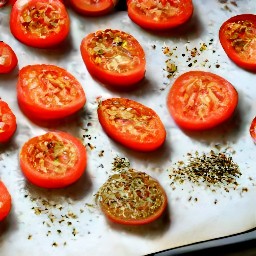 roasted tomatoes.