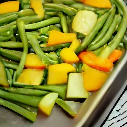 the heat is turned off and the baking sheet is removed from the oven.