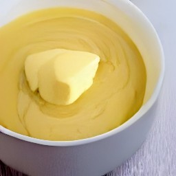 a melted butter mixture.