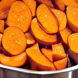 baked sweet potatoes.