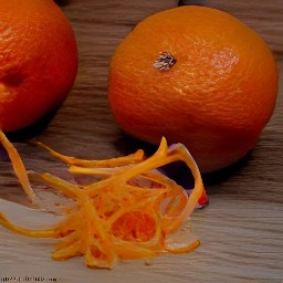 orange zest.