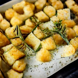 the baking sheet is removed from the oven.