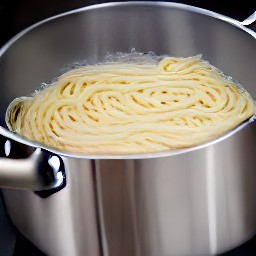 the pasta cooked in 10 minutes.
