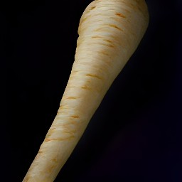 peeled parsnips.
