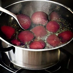 six cups of cooked beets.