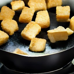 fried tofu.