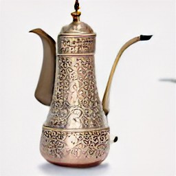 the coffee mixed with the rose water.