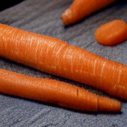 carrots that are peeled.