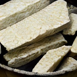 the tempeh chunks will cool for 5 minutes.