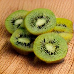 kiwi slices.