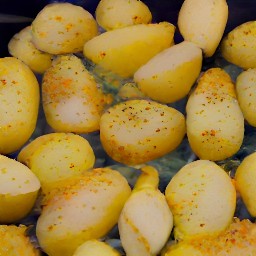 a baked item.