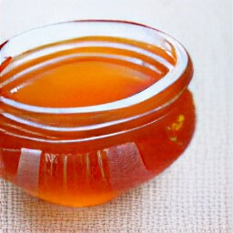 a butter glaze.