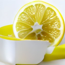lemon juice.