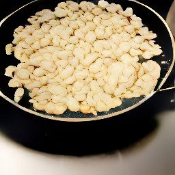 toasted almonds.