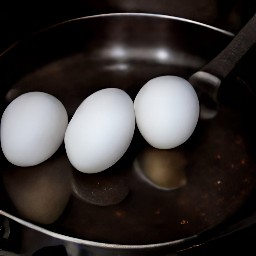 boiled eggs.