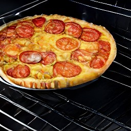 a baking sheet with cookies on it placed in the oven. the cookies will bake for 25 minutes.