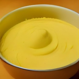 a bowl of lightly whisked eggs.