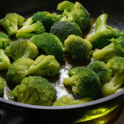 

Deliciously savoury vegan broccoli stir-fried with garlic and olive oil, this gluten-free, egg-, nut-, soy- and lactose-free side dish or appetizer is sure to please.