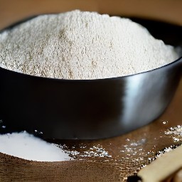 the output is a flour mixture.