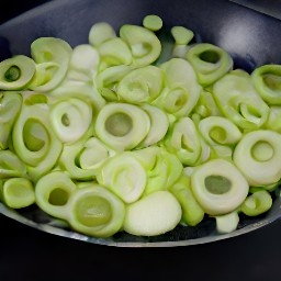 fried leeks.