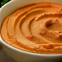 a chickpea dough that has been mixed with paprika, cayenne pepper, hot sauce, and parsley. the dough has also been mixed with all-purpose flour and cornstarch.