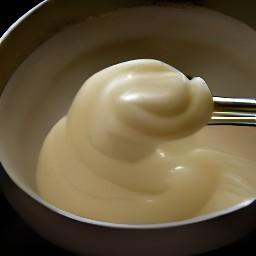 a creamy dressing.