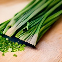 chopped chives.
