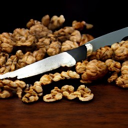 chopped toasted walnuts.